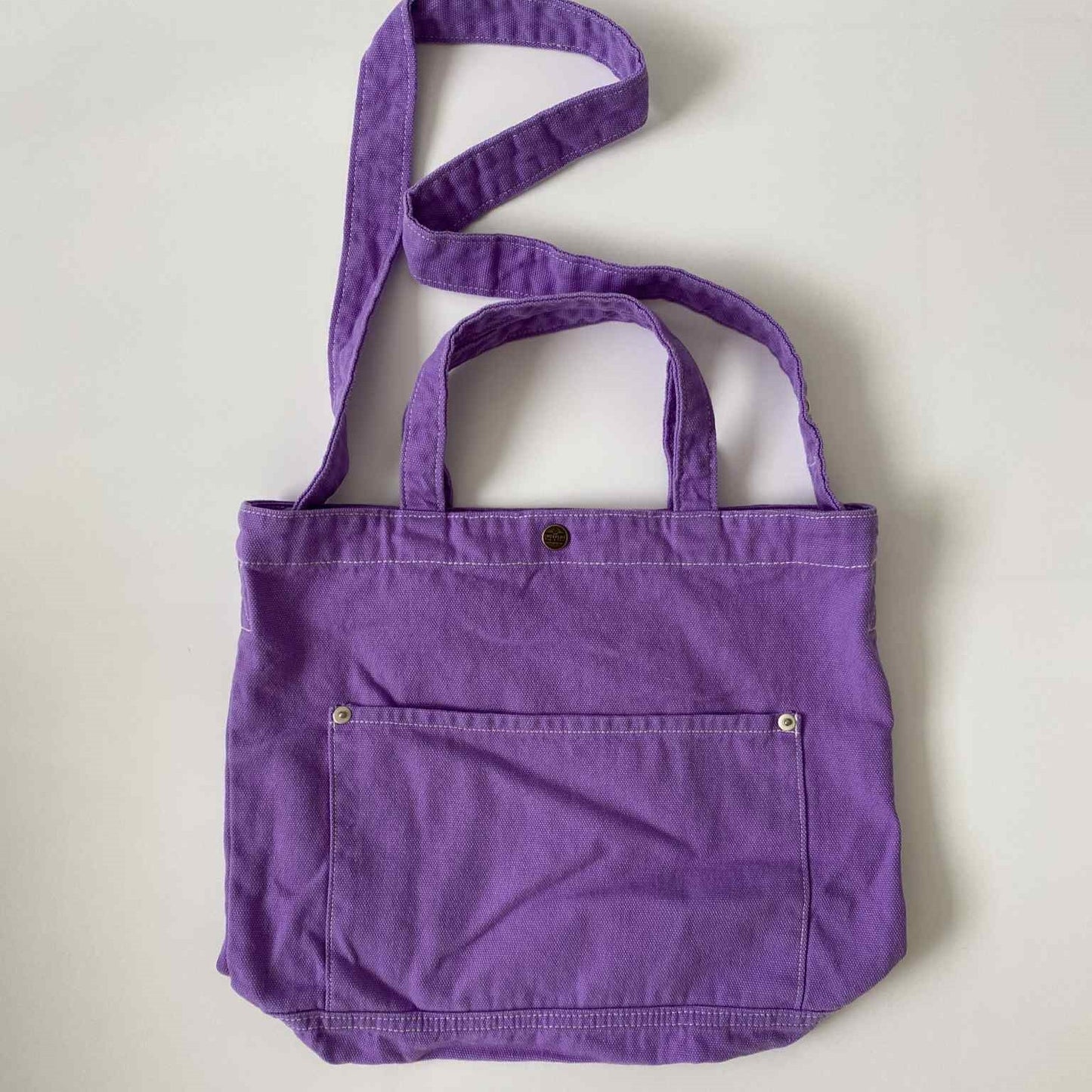 Underline Canvas Tote Bag