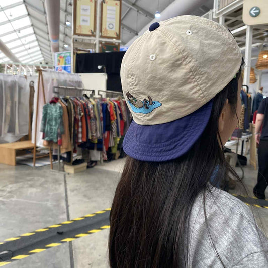 Underline Otter Embroidered Kiddie Nylon Trial Cap (for kids)