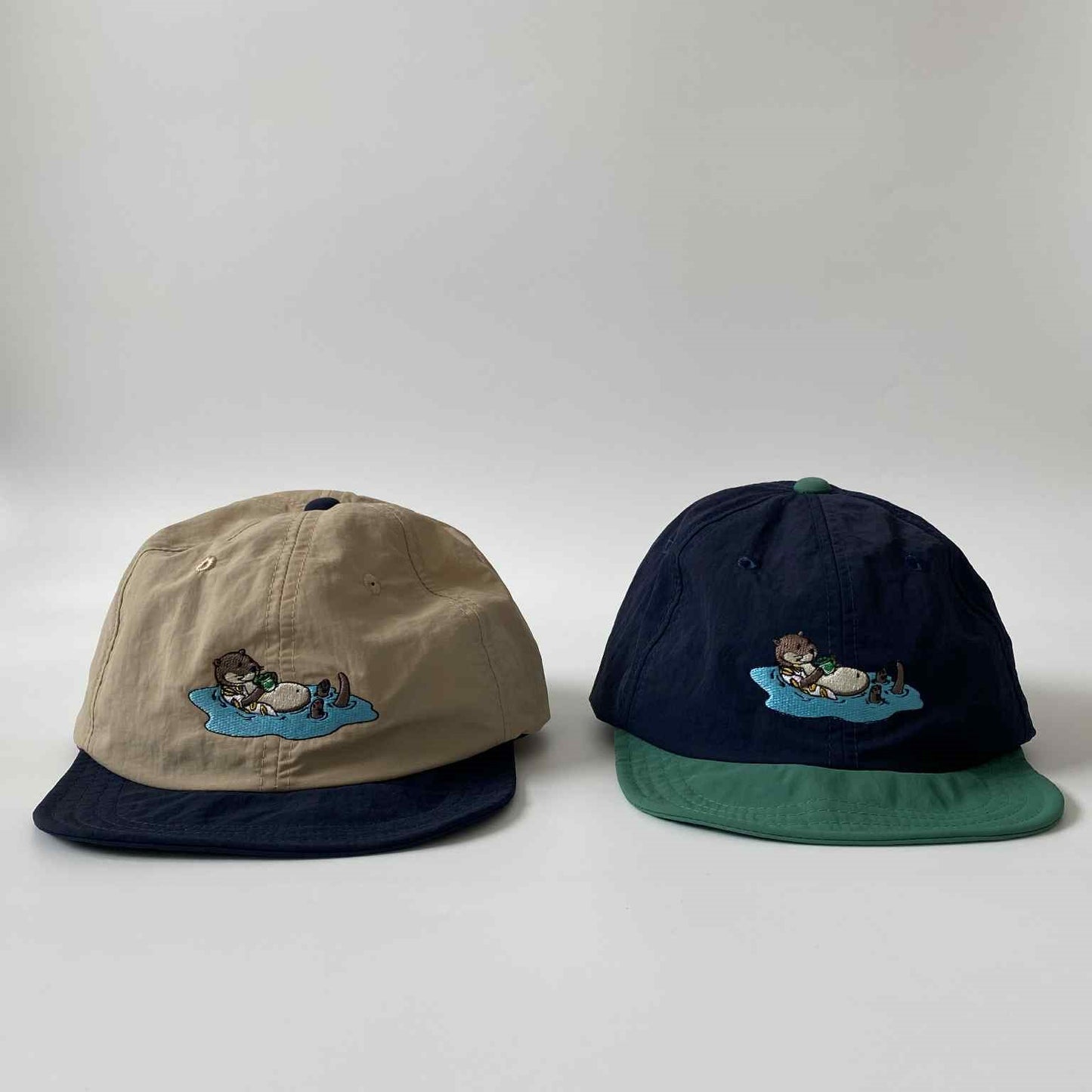 Underline Otter Embroidered Biggie Nylon Trial Cap