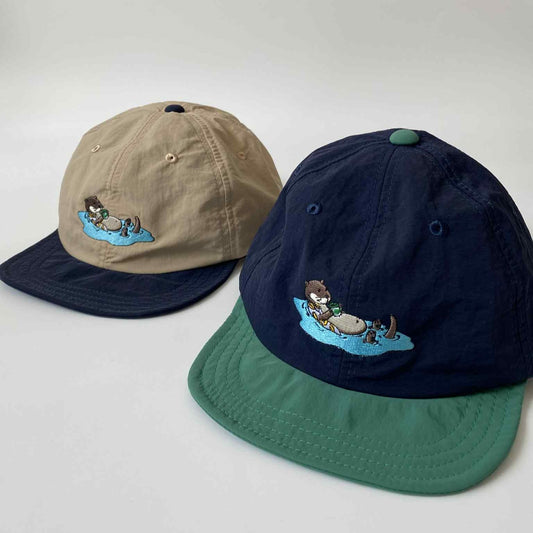 Underline Otter Embroidered Biggie Nylon Trial Cap