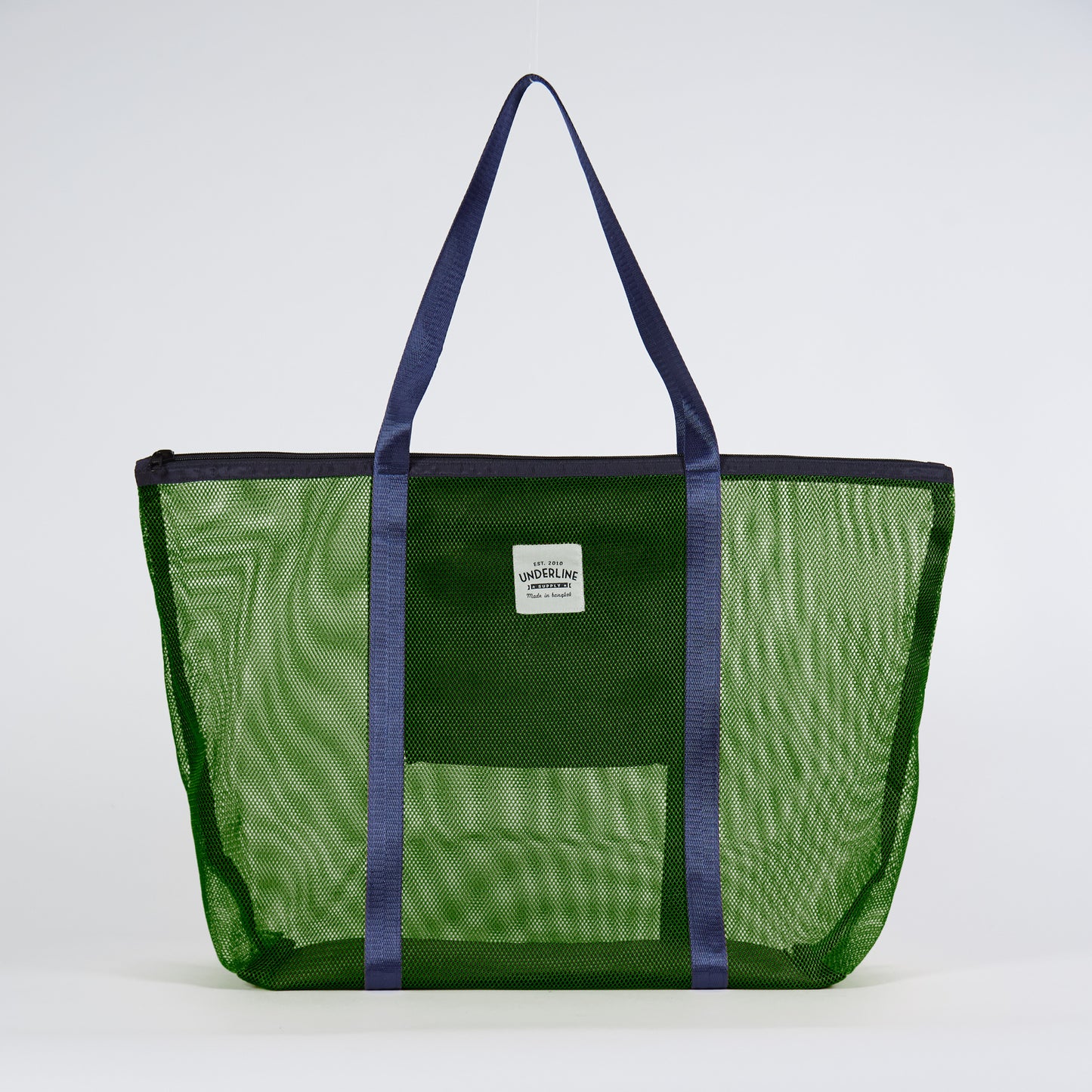 Underline Nylon Mesh Grocery Bag / Beach Bag / L