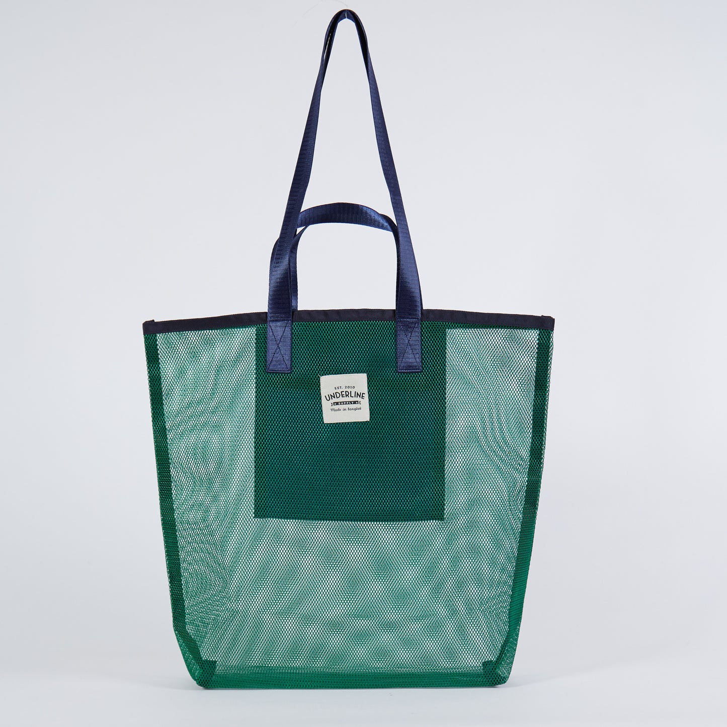 Underline Nylon Mesh Grocery Bag / Beach Bag