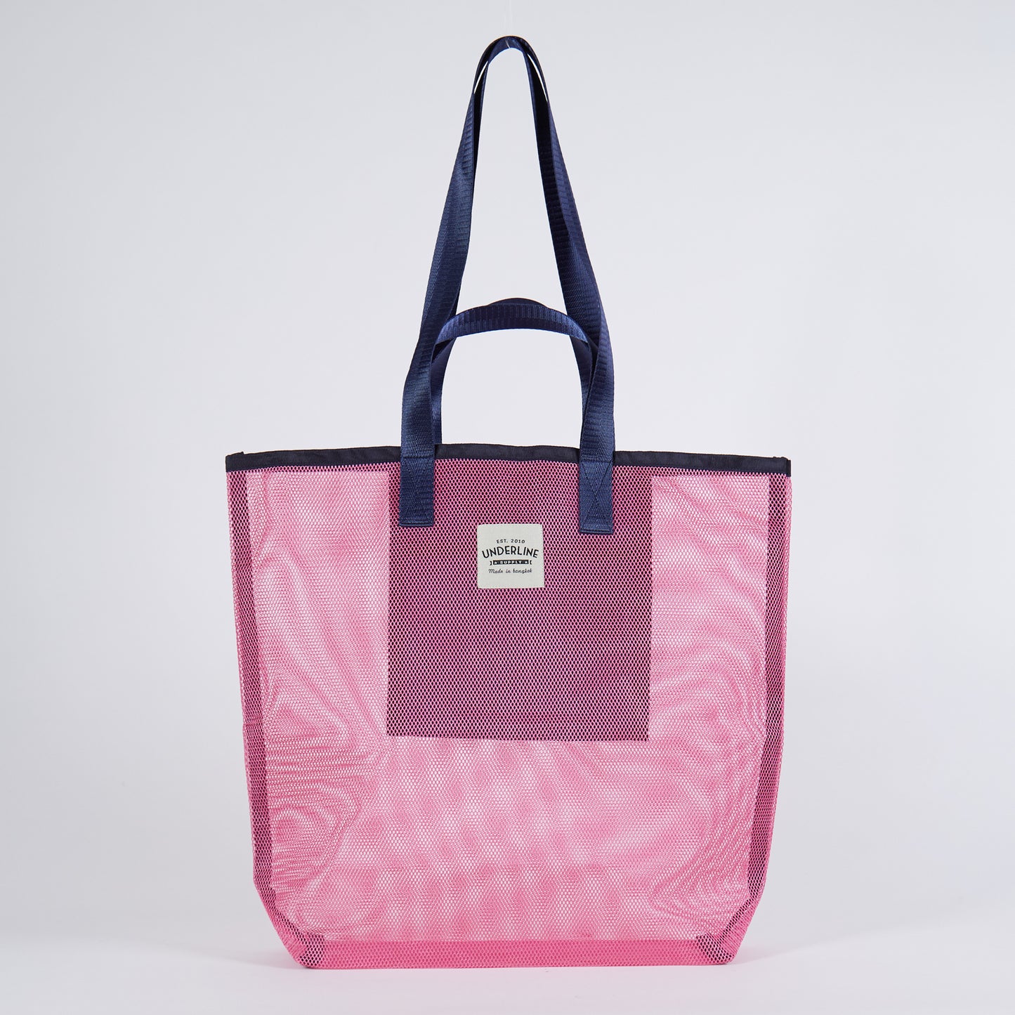 Underline Nylon Mesh Grocery Bag / Beach Bag