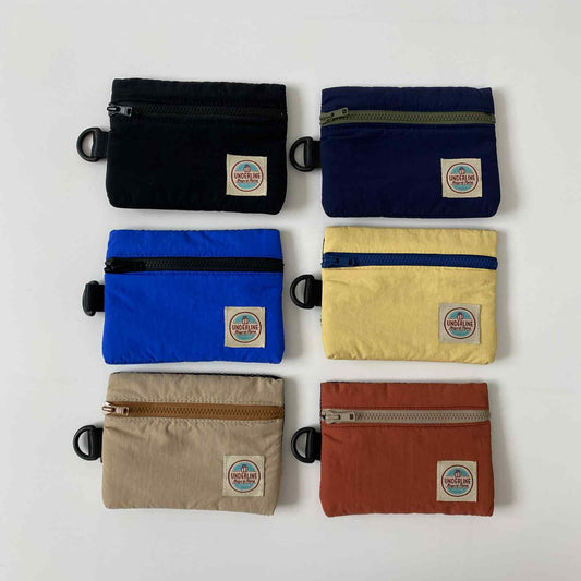 Underline Nylon Flip Pocket Bag with Neck Strap
