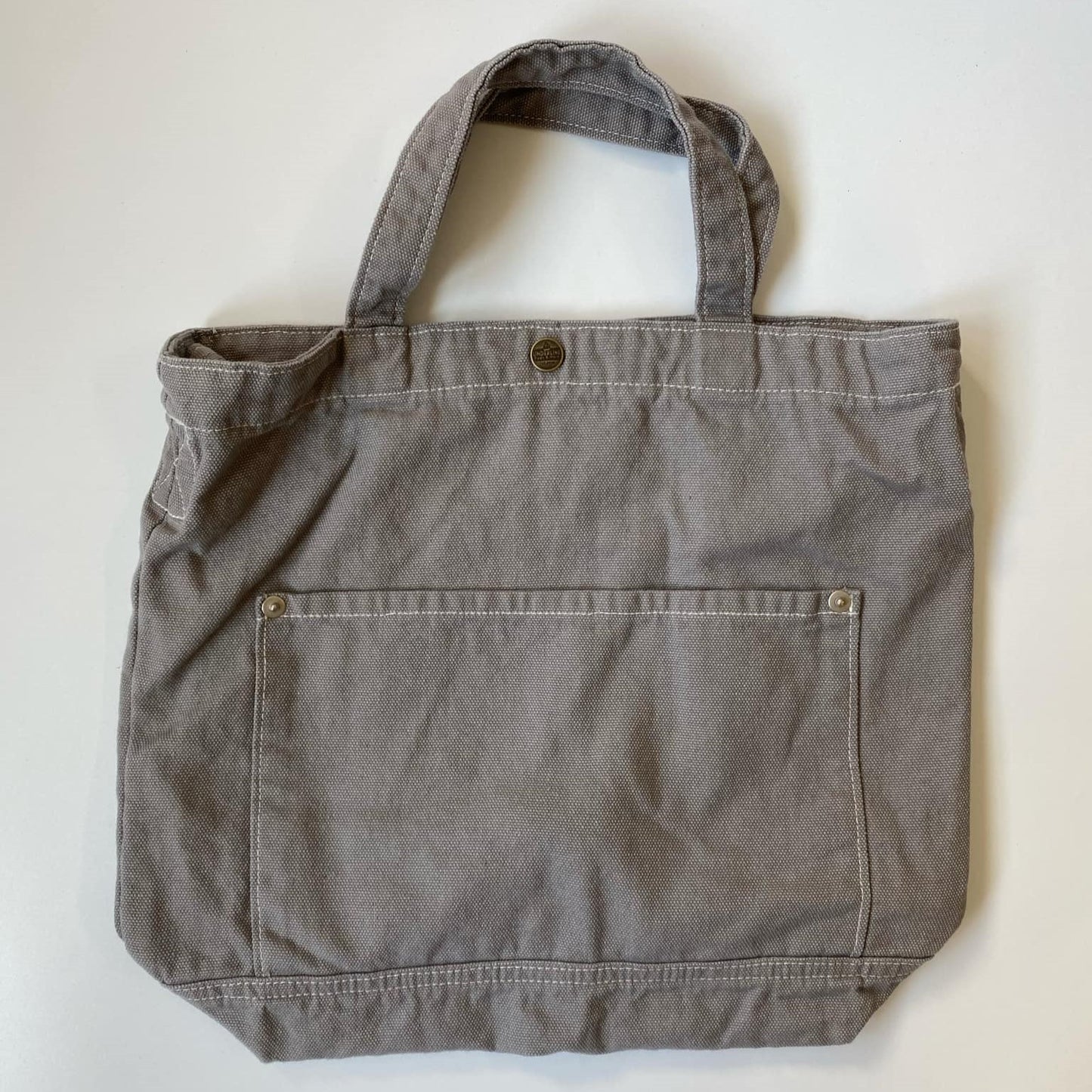 Underline Canvas Tote Bag