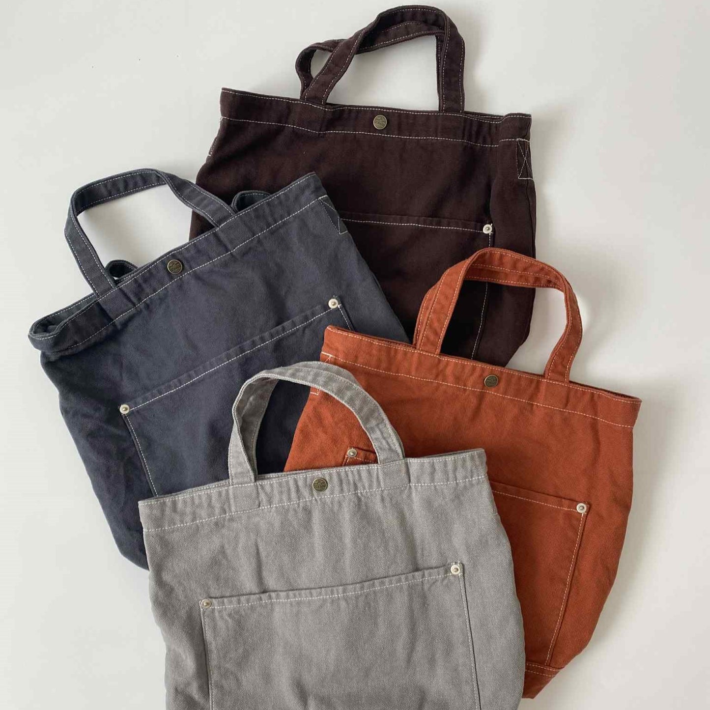 Underline Canvas Tote Bag