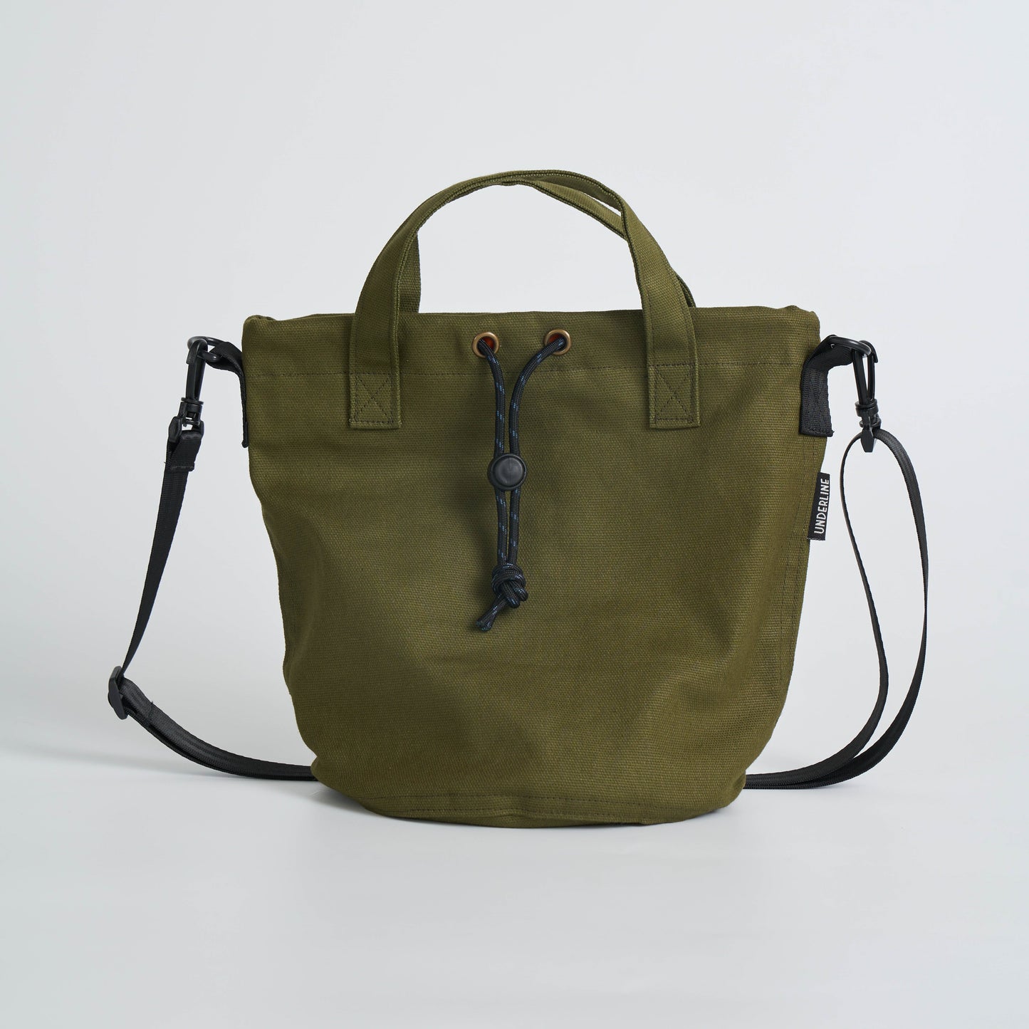 Underline Drawstring bag with detachable strap