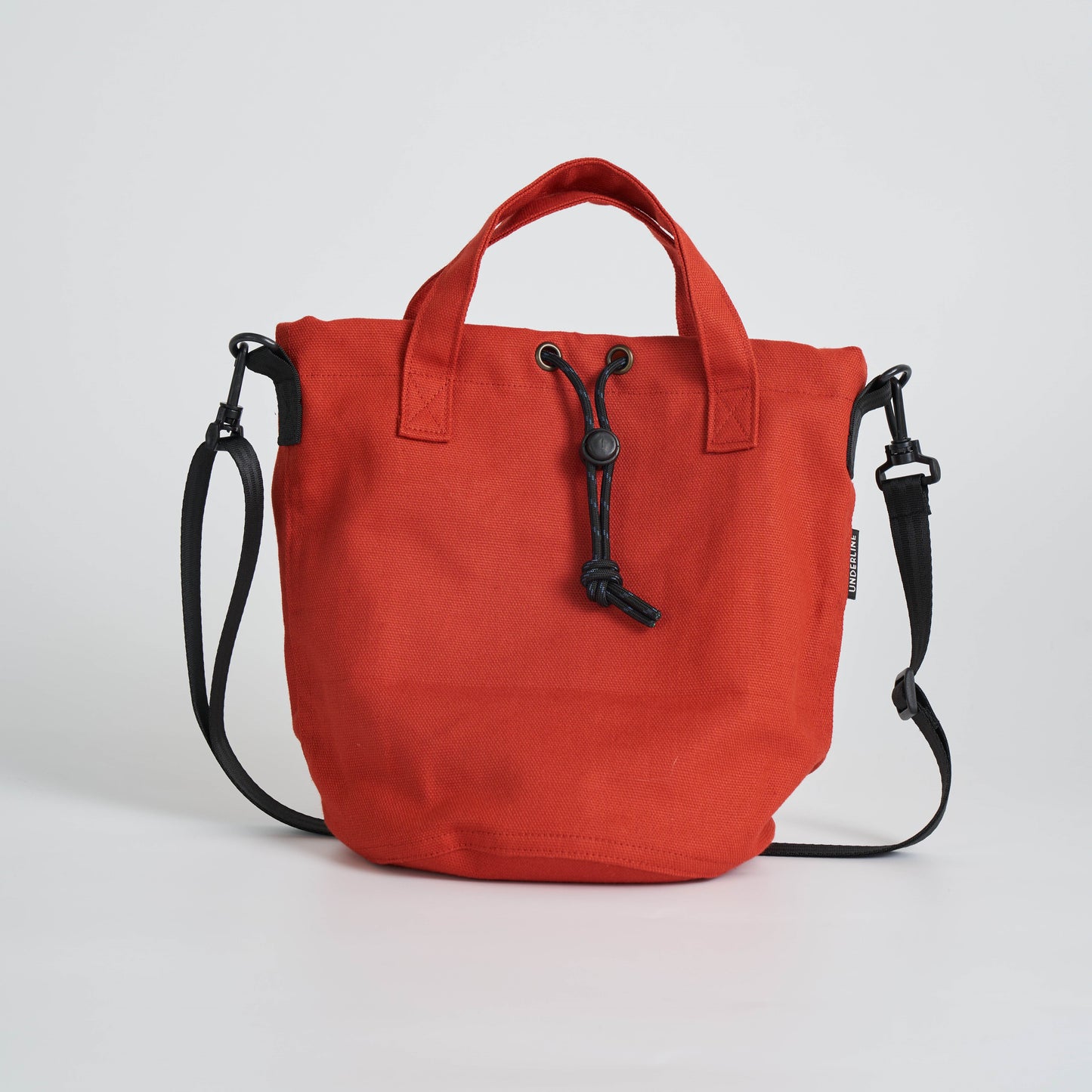 Underline Drawstring bag with detachable strap