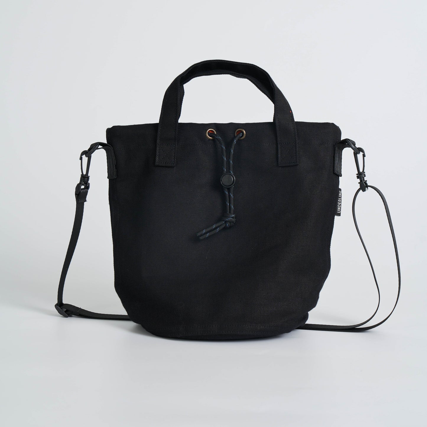 Underline Drawstring bag with detachable strap