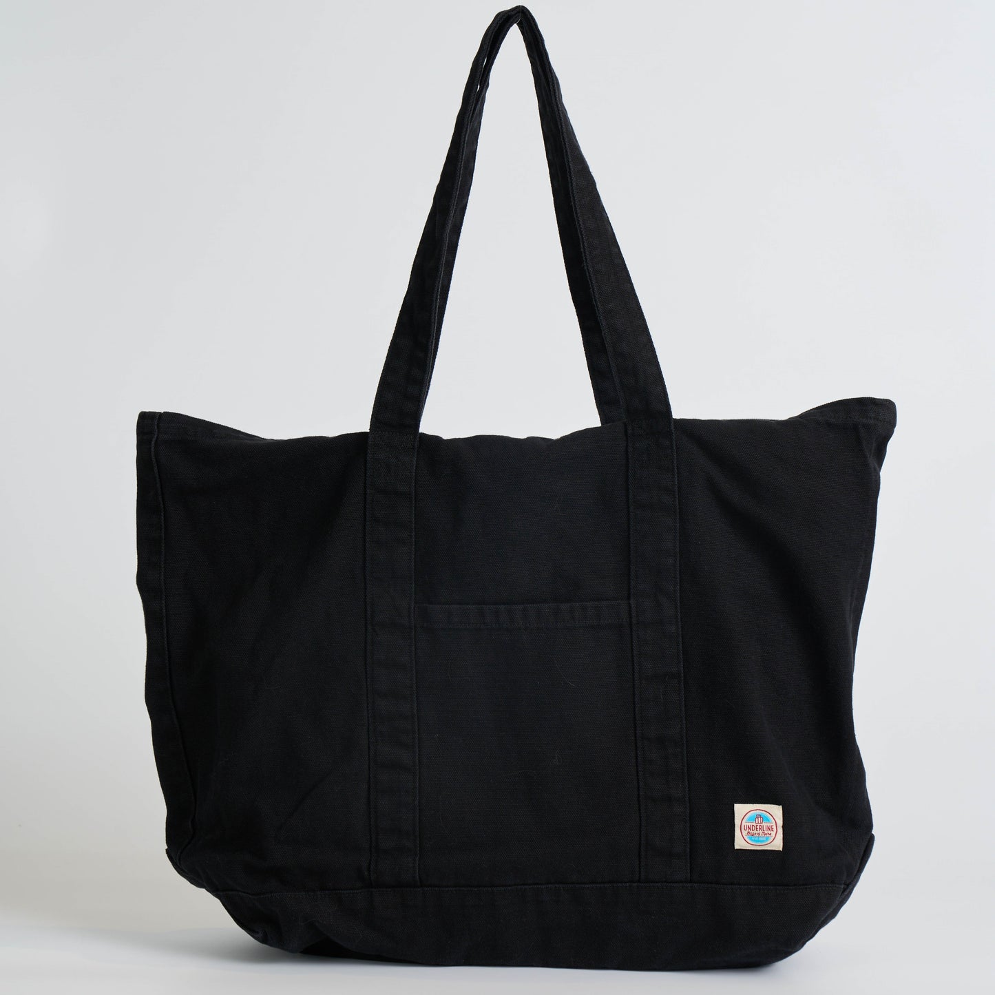 Underline Soft Canvas Tote Bag / Travel bag