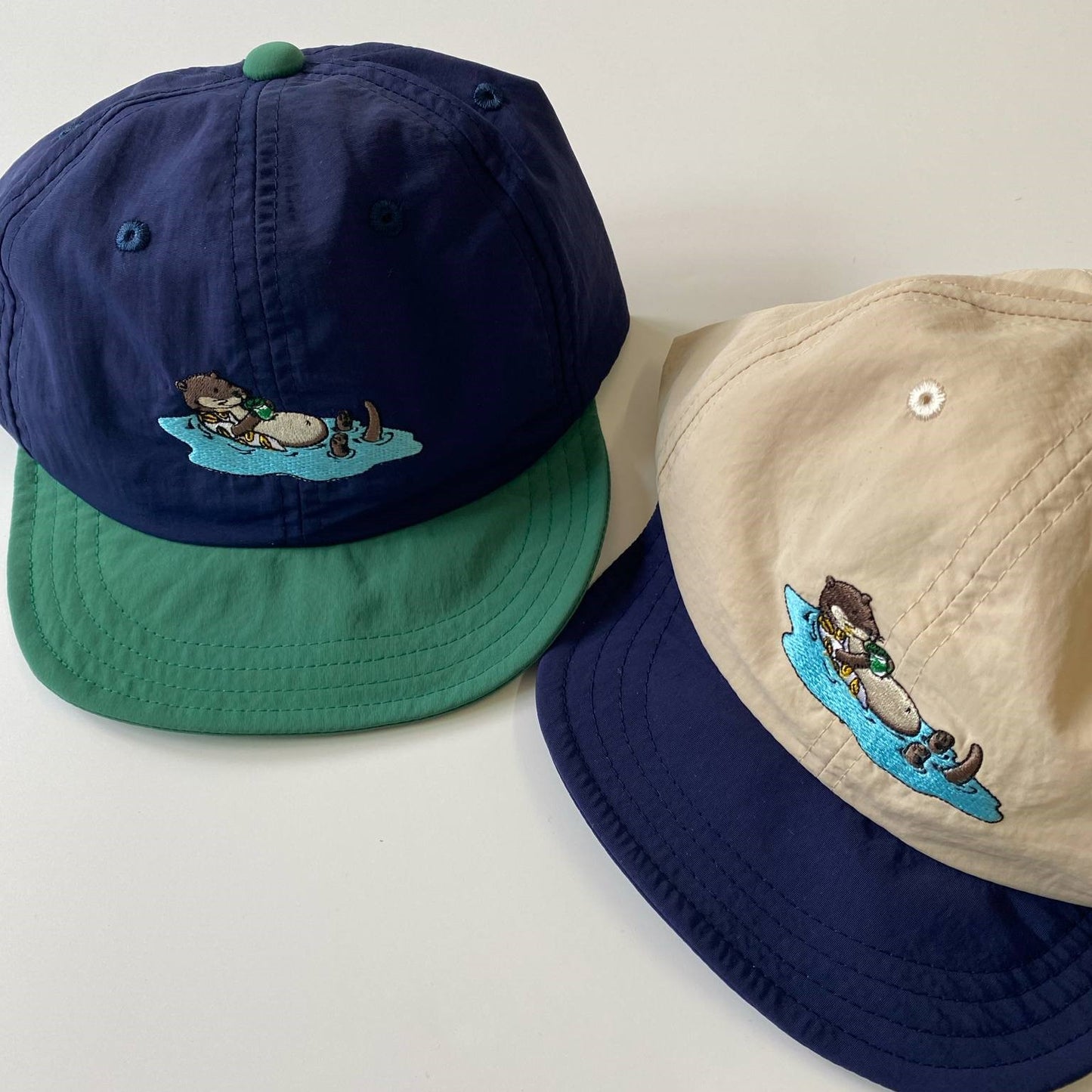 Underline Otter Embroidered Kiddie Nylon Trial Cap (for kids)