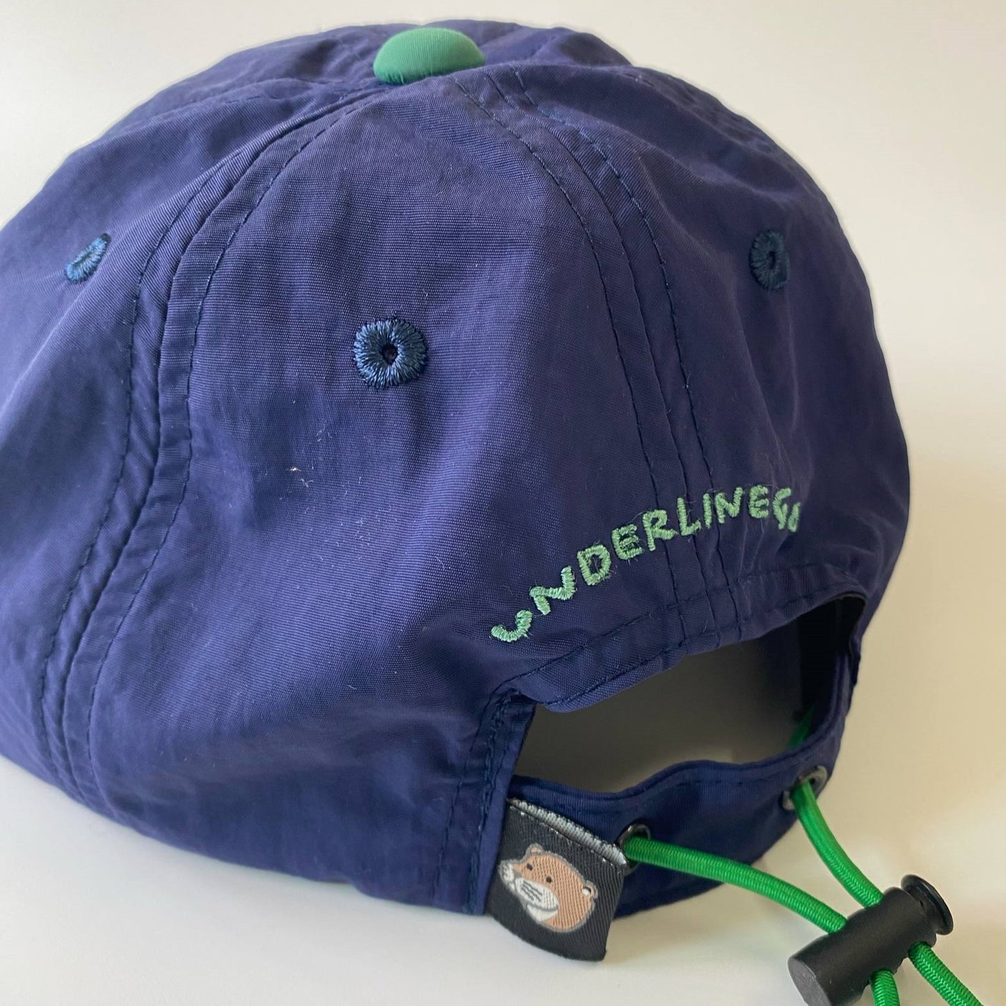 Underline Otter Embroidered Kiddie Nylon Trial Cap (for kids)