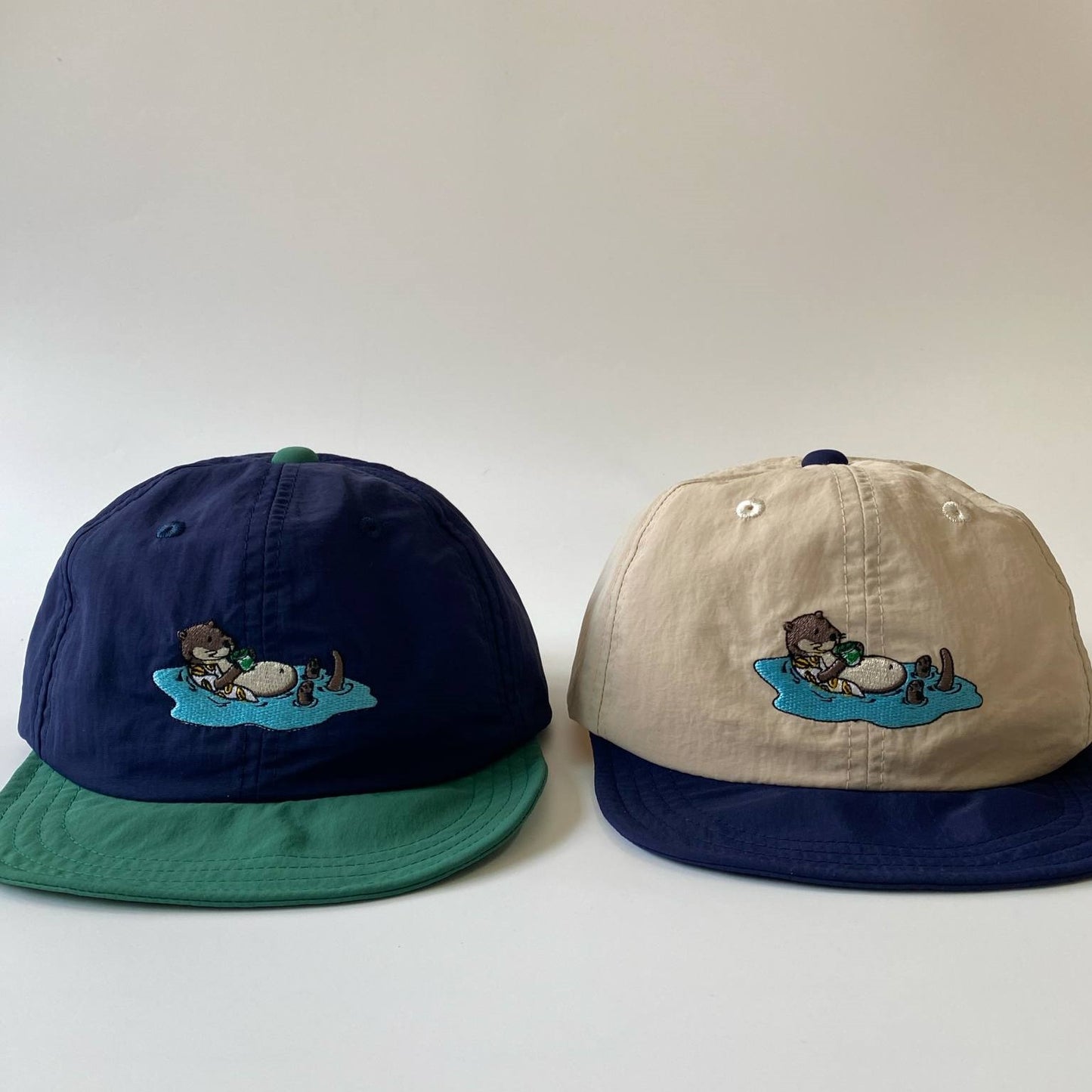 Underline Otter Embroidered Kiddie Nylon Trial Cap (for kids)
