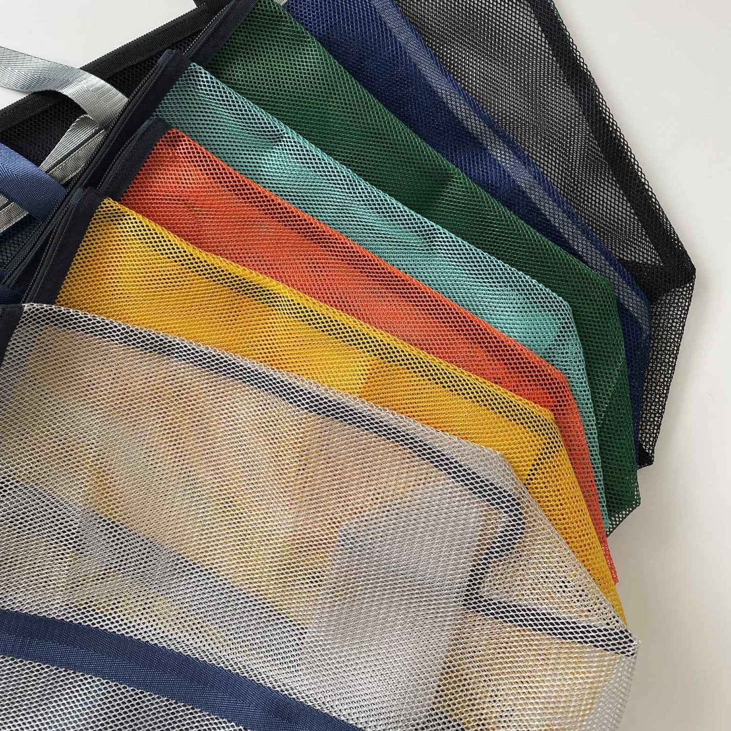 Underline Nylon Mesh Grocery Bag / Beach Bag / L