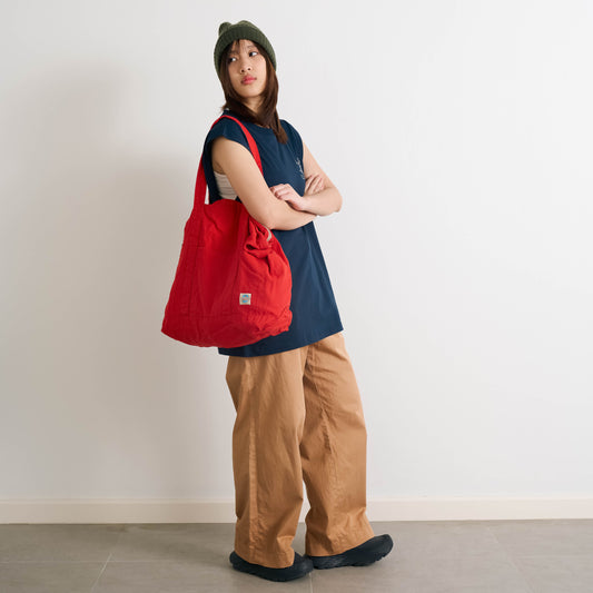 Underline Soft Canvas Tote Bag / Travel bag