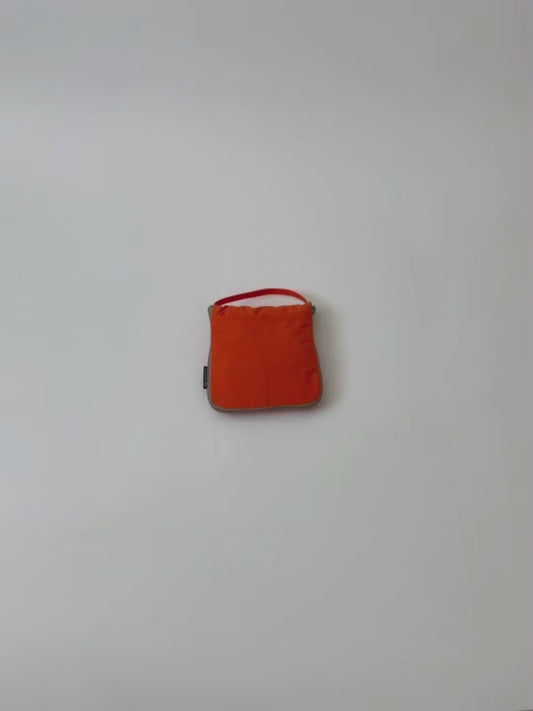 Underline Nylon Folding Tote Bag / shoping bag