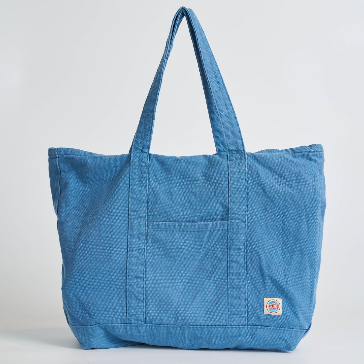 Underline Soft Canvas Tote Bag / Travel bag