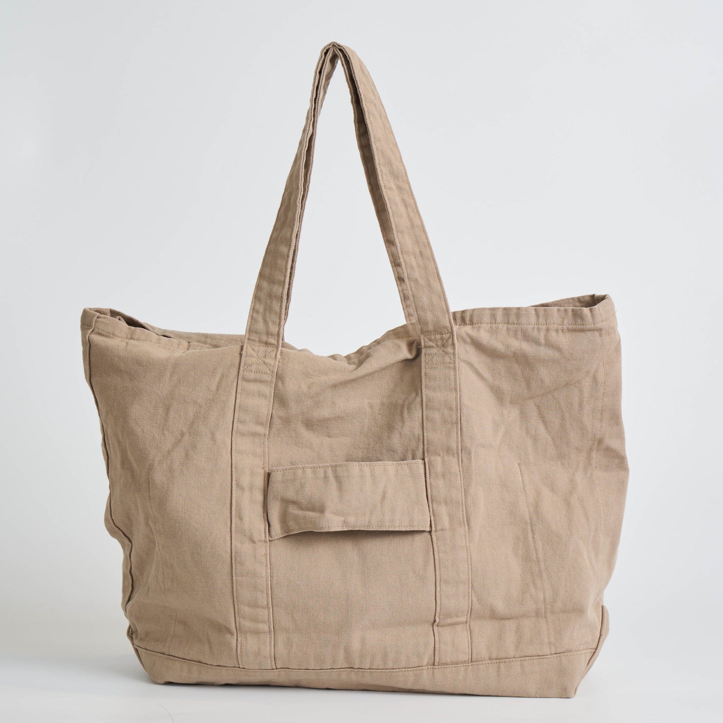 Underline Soft Canvas Tote Bag / Travel bag