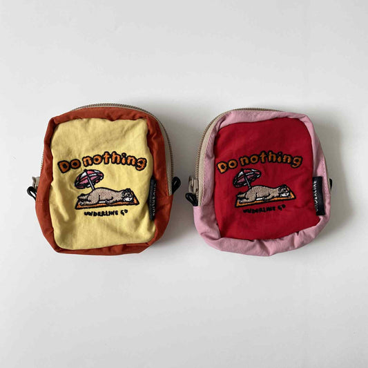 Underline Steve Otter Do Nothing Embroidery Pocket Bag