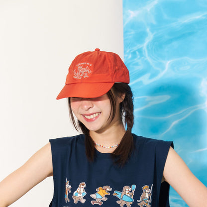 Underline Crocodile Camping Embroidery Nylon Cap