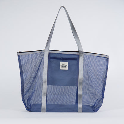 Underline Nylon Mesh Grocery Bag / Beach Bag / L