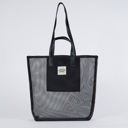 Underline Nylon Mesh Grocery Bag / Beach Bag