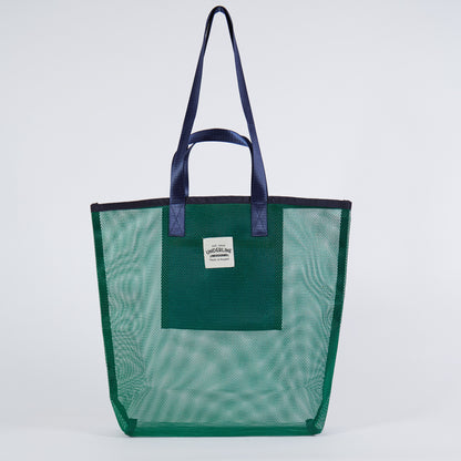 Underline Nylon Mesh Grocery Bag / Beach Bag