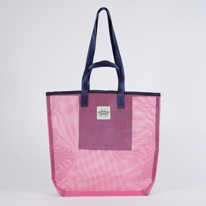 Underline Nylon Mesh Grocery Bag / Beach Bag