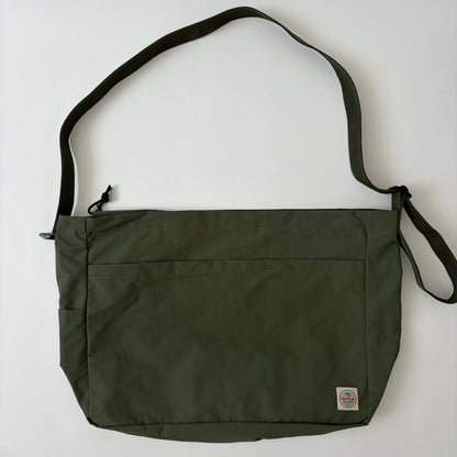 Underline Big Nylon Mail Bag / Sling Bag / Messenger Bag