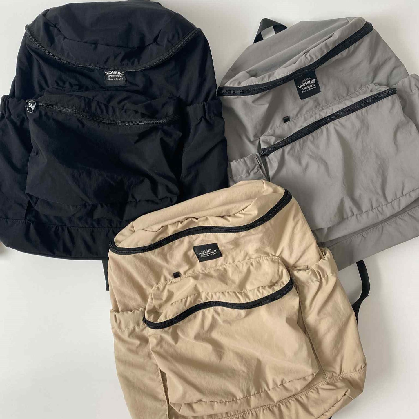 Underline Nylon Daypack Bag / water resistant / lightweight / Backpack