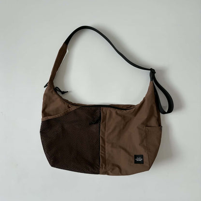Underline dachshund crossbody bag / lightweight / water-resistant