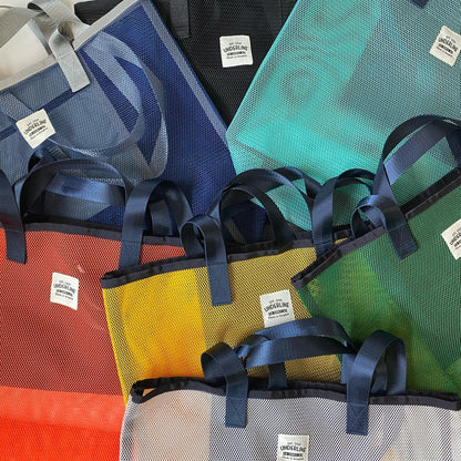 Underline Nylon Mesh Grocery Bag / Beach Bag