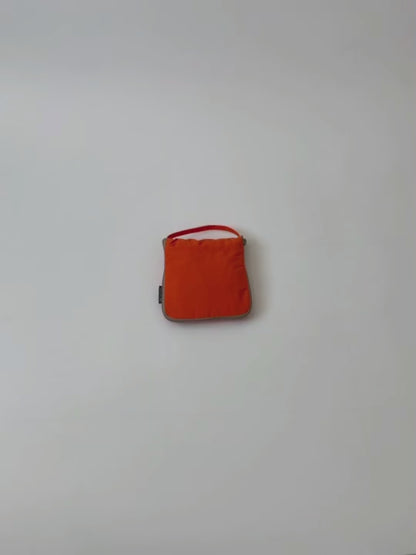 Underline Nylon Folding Tote Bag / shoping bag