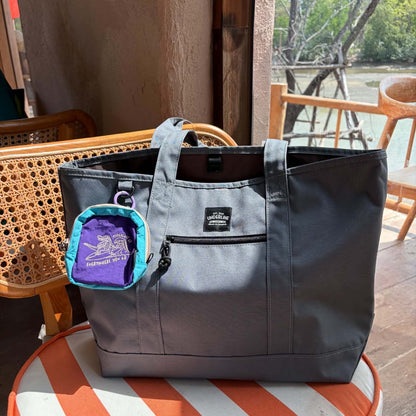 Underline recycled polyester tote bag / lightweight / water-resistant