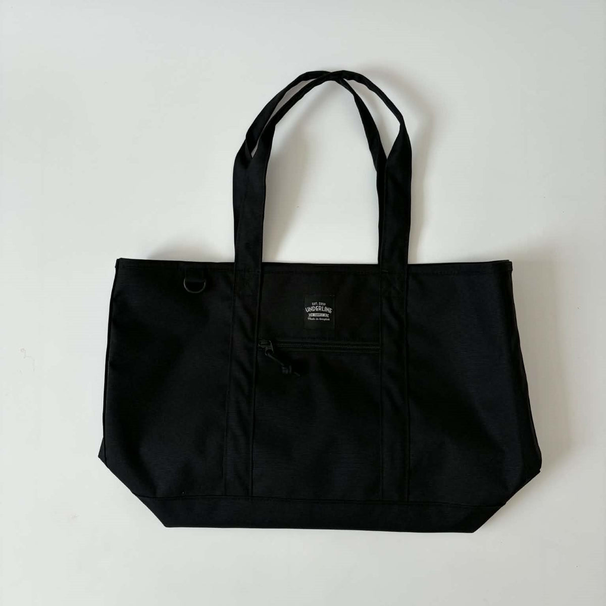 Underline recycled polyester tote bag / lightweight / water-resistant