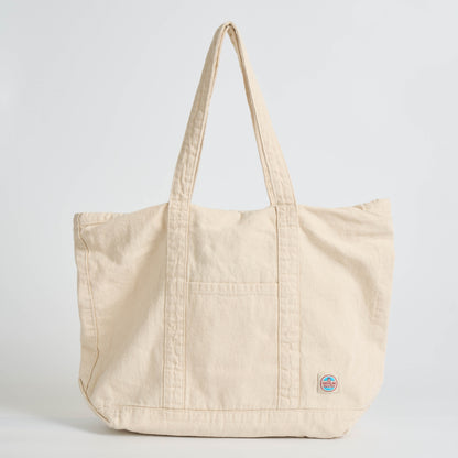 Underline Soft Canvas Tote Bag / Travel bag
