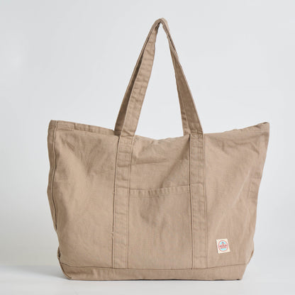 Underline Soft Canvas Tote Bag / Travel bag