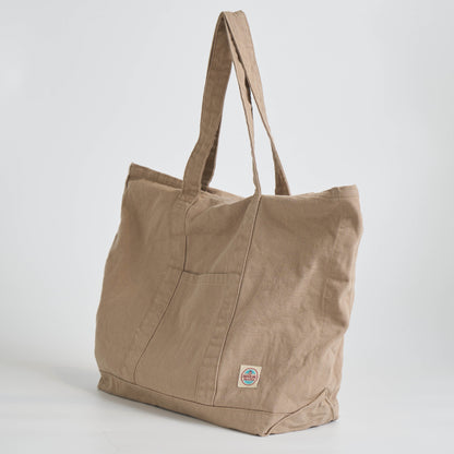 Underline Soft Canvas Tote Bag / Travel bag