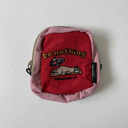 Underline Steve Otter Do Nothing Embroidery Pocket Bag