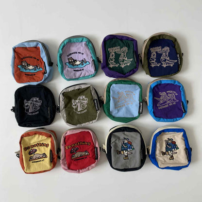 Underline Steve Otter Do Nothing Embroidery Pocket Bag