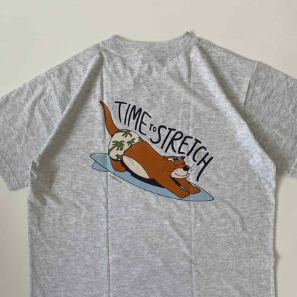 Underline Otter Stretching Cotton T-Shirt